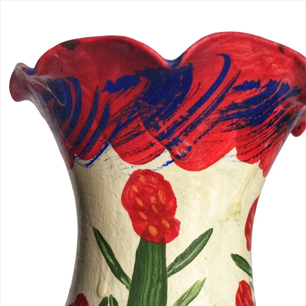 Hand Painted Norell Gudaitis Original Art Vase